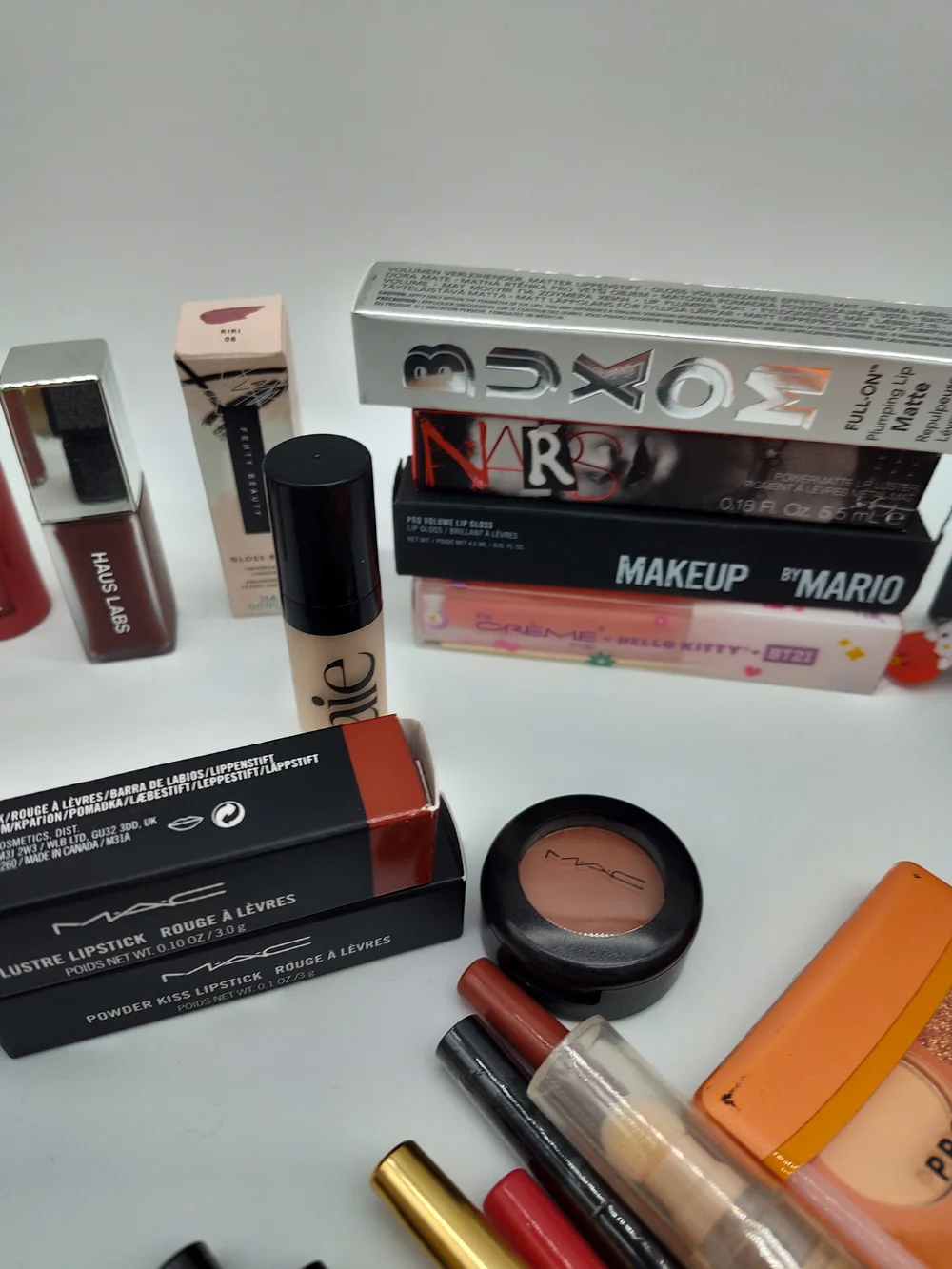 Huge Beauty Makeup Lot MAC NARS Fenty Too Faced Tarte Haus Labs + More
